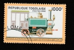 Stamps : Africa : Togo :  Locomotora de 4 ruedas