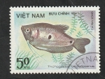 Sellos de Asia - Vietnam -  506 - Pez