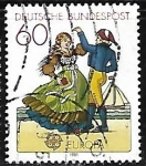 Stamps Germany -  Bailes del norte de Alemania