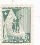 Stamps Chile -  PRO-AÑO MUNDIAL DEL REFUGIADO