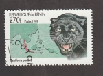 Stamps Benin -  Panthera pardus