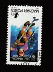 Stamps Hungary -  Hockey sobre hielo, Calgary 1988