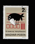 Sellos de Europa - Hungr�a -  X Aniv. del código postal