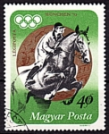 Stamps Hungary -  Concurso de Saltos