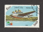 Stamps Laos -  Hidroavión