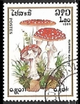 Stamps Laos -  Setas - Amanita Muscaria