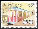 Stamps Laos -  130 años del Metro