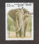 Stamps Laos -  Elefante