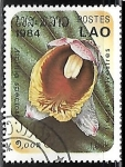 Sellos de Asia - Laos -  Flores - Alpinia speciosa