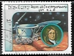 Stamps Laos -  Exploración del espacio - Lunokhod 2