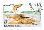 Stamps Morocco -  animales prehistóricos