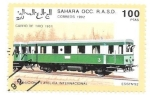 Stamps Morocco -  trenes