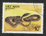 Stamps Vietnam -  897 - Serpiente