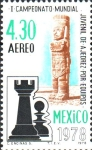 Stamps Mexico -  ESTELA  MAYA,  TORRE  Y  PEÓN.
