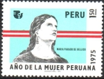Stamps Peru -  AÑO  DE  LA  MUJER  PERUANA.  MARIA  PARADO  DE  BELLIDO.