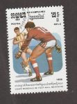 Stamps Cambodia -  Copa mundial futbol, Mexico 1986