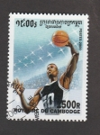 Stamps Cambodia -  Baloncesto