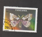 Stamps Tanzania -  Dirphia multicolor
