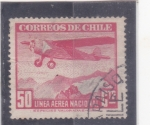 Stamps Chile -  LINEA AÉREA NACIONAL 