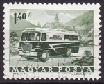 Stamps Hungary -  Furgón postal
