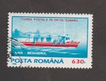 Stamps Romania -  Navwgacion postal por delta Danubio
