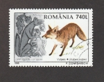 Stamps Romania -  Lobo