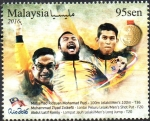 Stamps : Asia : Malaysia :  MOMENTOS  DORADOS  PARALÍMPICOS  EN  RÍO  2016