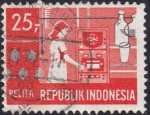 Sellos de Asia - Indonesia -  científico