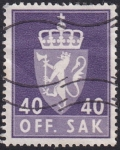 Stamps : Europe : Norway :  OFF. SAK 40
