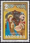 Stamps Andorra -  Navidad '73