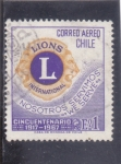 Stamps Chile -  CINCUENTENARIO LIONS INTERNACIONAL