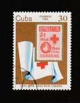 Stamps Cuba -  LXV Aniv. Cruz Roja Cuba