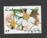 Stamps Cuba -  Flor Romerillo, flor del caribe