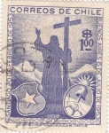 Stamps Chile -  SANTIAGO 20 DE FEBRERO DE 1953 BUENOS AIRES 6 DE JULIO 1953