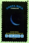 Stamps : America : Costa_Rica :  Eclipse Parcial - Año Internacional del Espacio