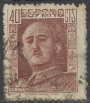Stamps Spain -  0953 - General Franco