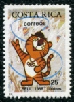 Stamps Costa Rica -  Seul 88