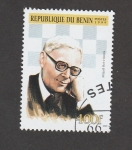 Stamps Benin -  Mijail Botvinnik