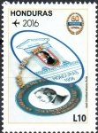 Stamps Honduras -  60th  ANIVERSARIO  DE  LA  U.P.N.F.M.  LOGOS  DE  TRANSICIÓN.