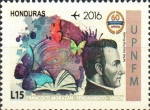 Stamps Honduras -  60th  ANIVERSARIO  DE  LA  U.P.N.F.M.  FRANCISCO  MORAZÁN  PENSAMIENTO  Y  VISIÓN.