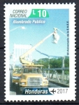 Stamps Honduras -  60th  ANIVERSARIO  DE  LA  E.N.E.E.  ALUMBRADO  PÚBLICO.
