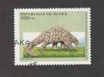 Stamps Guinea -  Manis gigantea