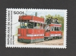 Stamps Guinea -  Tranvía Londres 1885