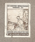 Stamps Hungary -  El estudiante por Rembrandt