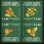 Stamps Costa Rica -  Primera Exposición Centroamericana de Orquídeas 