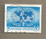 Stamps : Europe : Hungary :  6º Congrso de los sindicatos en Varsovia