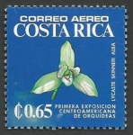 Stamps Costa Rica -  Lycaste Skinneri Alba