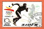 Stamps North Korea -  JUEGOS  OLÍMPICOS  BARCELONA  1992.  PIQUE.
