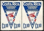 Stamps Costa Rica -  XVI Convention of Radio Amateurs