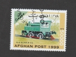 Stamps Afghanistan -  Locomotora  G. C.